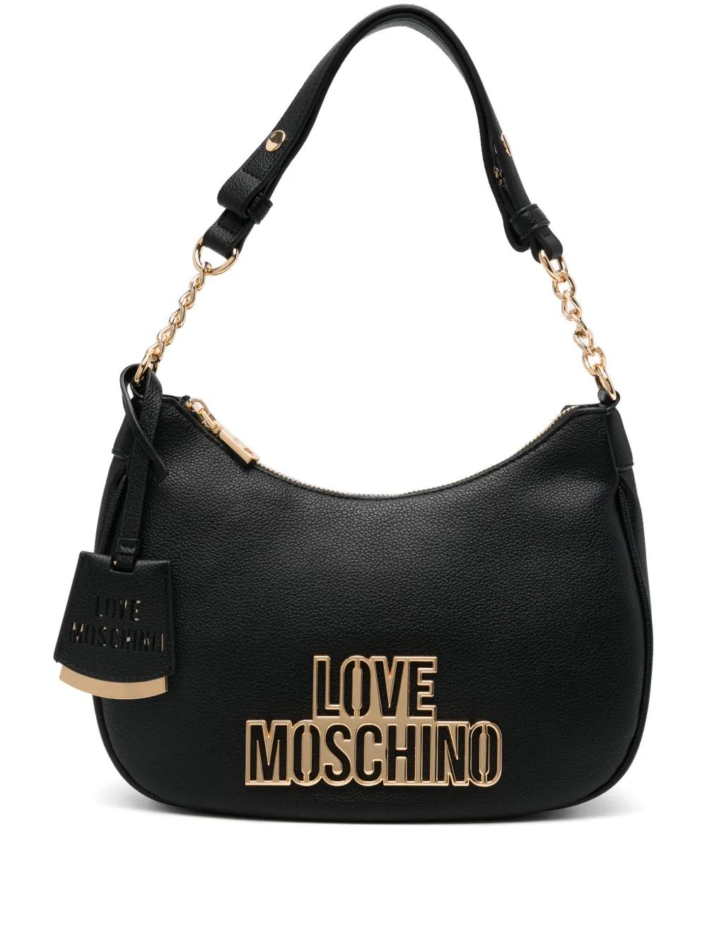 Love Moschino logo-lettering shoulder bag