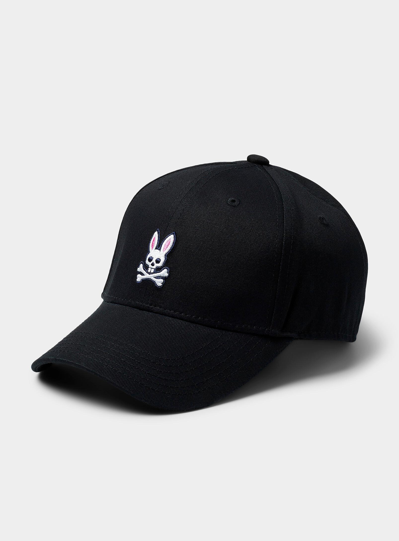 Psycho Bunny - Embroidered-rabbit logo baseball cap