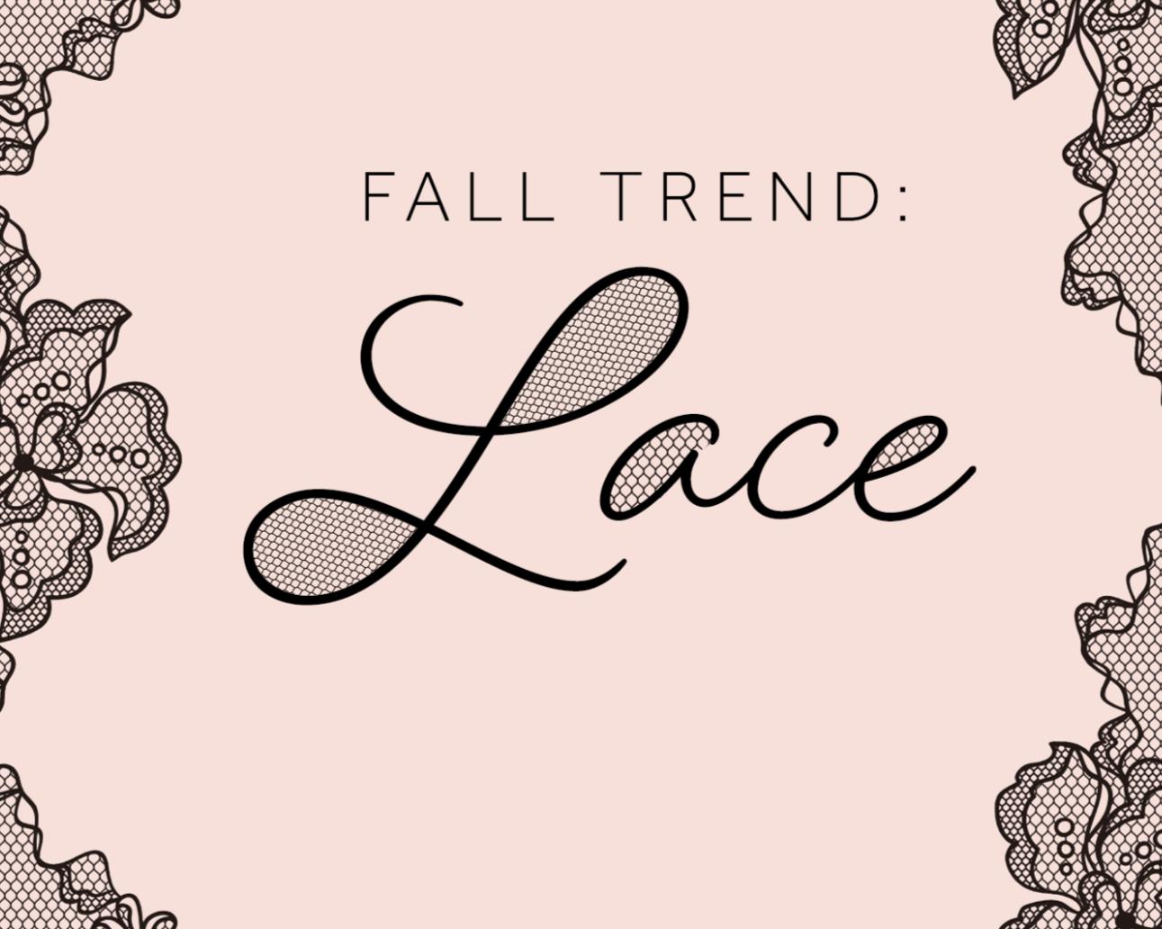 Fall Trend: Lace hero image